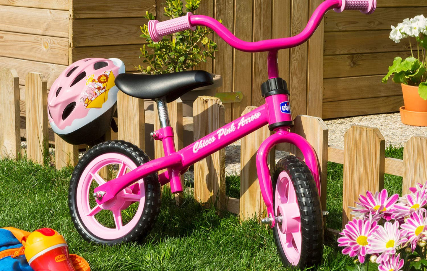 Kinder Laufrad 2–5 Jahre, verstellbarer Sattel & Lenker, Pink